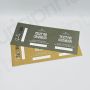 entrada consumición numerada con dos perforados