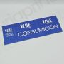 tickets perforados consumición vlue 