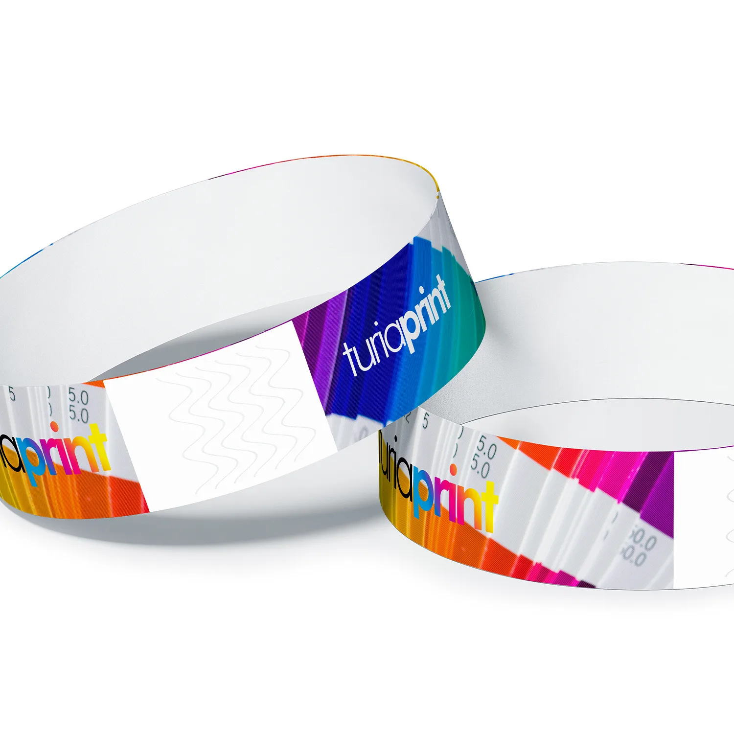 Pulseras Papel Tyvek Láser a Todo Color - Imprenta Online - Impresión Digital y Offset TuriaPrint