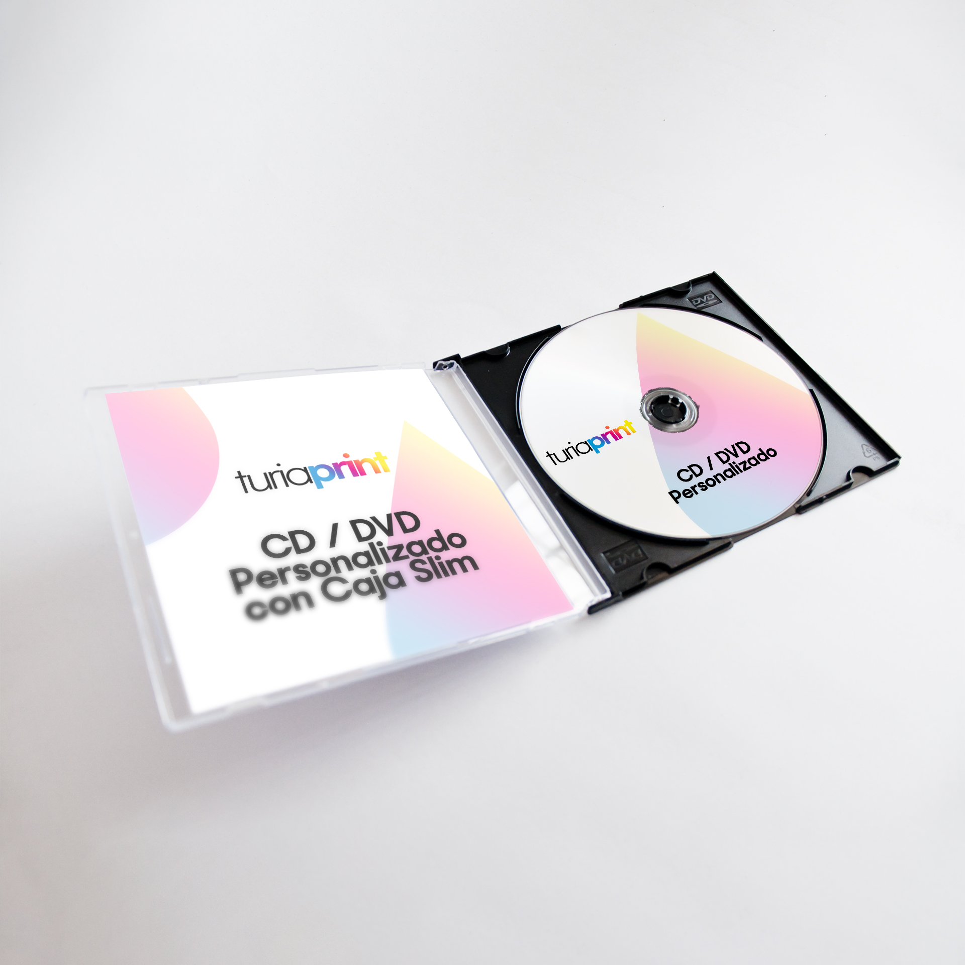 Memorizar escucha Palmadita CD / DVD Personalizados Con y Sin Caja - Imprenta Online - Impresión  Digital y Offset | TuriaPrint