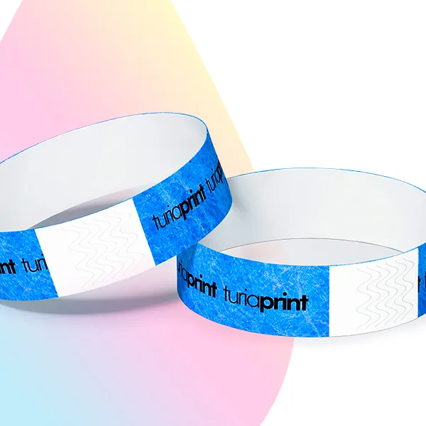 Pulseras de Papel Tyvek 19mm CON Impresión Imprenta Online Impresión y Offset | TuriaPrint