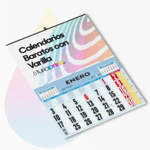 Calendarios Baratos 2025 con Faldilla