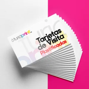 Tarjetas de Visita de Papel con Laminado / Plastificadas
