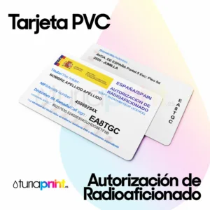 Tarjetas de PVC de Radioaficionado / Radiofonista