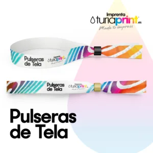 Pulseras de Tela Personalizadas con Impresión a Todo Color