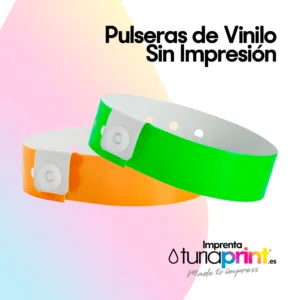 Pulseras de Vinilo 19mm SIN Impresión
