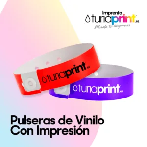 Pulseras de Vinilo 19mm CON Impresión
