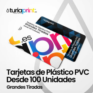 Tarjetas de Plástico PVC Personalizadas - Grandes Tiradas