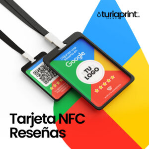 Tarjeta NFC Reseñas Google, TrustPilot, TripAdvisor, Instagram